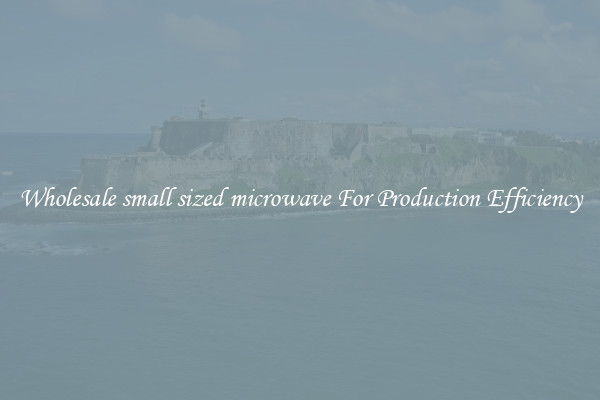 Wholesale small sized microwave For Production Efficiency