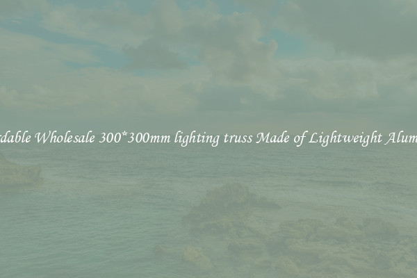 Affordable Wholesale 300*300mm lighting truss Made of Lightweight Aluminum 
