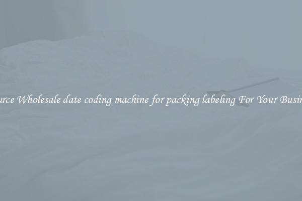 Source Wholesale date coding machine for packing labeling For Your Business