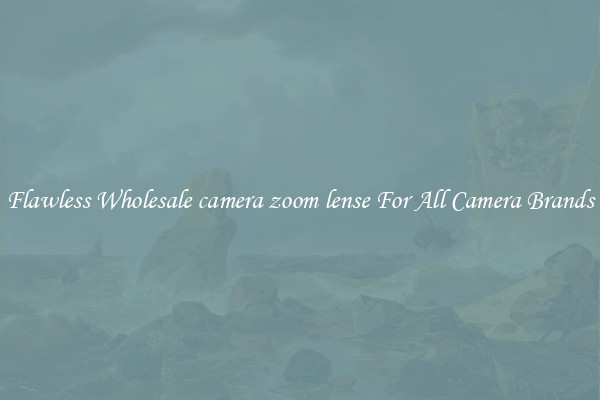 Flawless Wholesale camera zoom lense For All Camera Brands