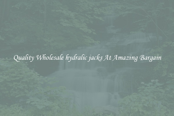 Quality Wholesale hydralic jacks At Amazing Bargain