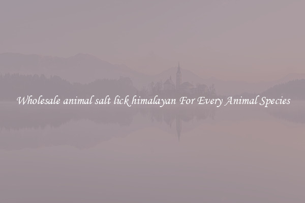 Wholesale animal salt lick himalayan For Every Animal Species